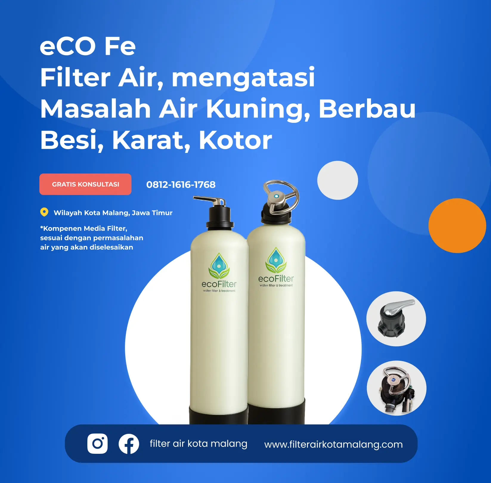 Filter Air Kuning, Bau Besi, Karat, Kotor - Image 2
