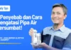 cara mengatasi pipa air tersumbat