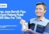 Jasa Bersih Pipa Mampet Malang