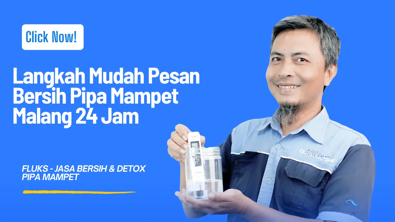 Pesan Bersih Pipa Mampet Malang