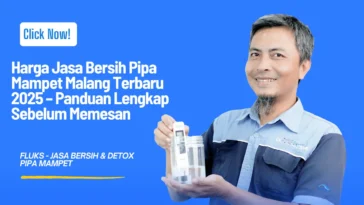 Harga Jasa Bersih Pipa Mampet Malang