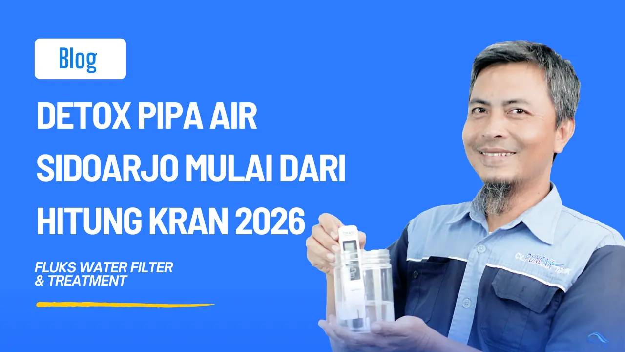 Detox Pipa Air Sidoarjo Mulai dari Hitung Kran 2026