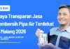 Biaya Transparan Jasa Pembersih Pipa Air Terdekat di Malang 2026