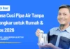 Jasa Cuci Pipa Air Tanpa Bongkar untuk Rumah & Kos 2026