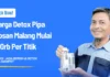 Harga Detox Pipa Kos-Kosan Malang Mulai 150rb Per Titik